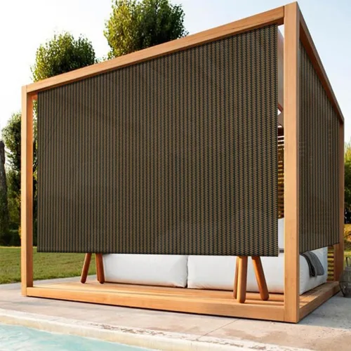 Miniatura 8 de Patio Paradise Shades - Persianas enrollables para exteriores, 7 pies de ancho x 8.5 pies de alto, persianas para exteriores, porche, terraza, Marrón