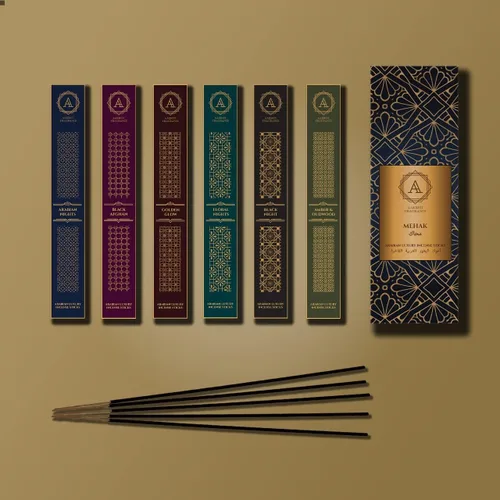 Miniatura 4 de AAKRITI - Varillas de incienso de lujo natural de alta calidad, de larga duración, no tóxicas, relajantes, energizantes, refrescantes, meditaciones