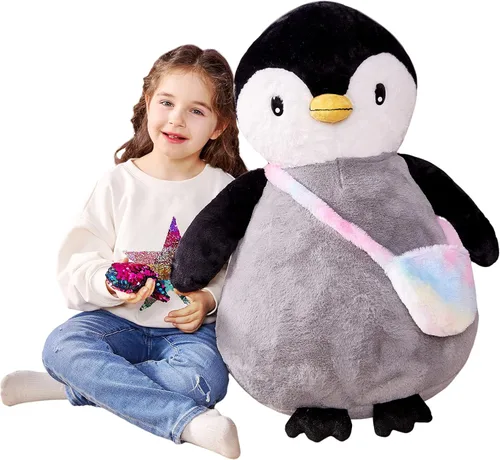 Miniatura 23 de IKASA Juguete de peluche de conejo gigante, conejito grande de 30 pulgadas, juguetes de peluche para niños y niñas