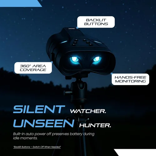 Miniatura 6 de LUNAREX - Gafas de visión nocturna 4K para adultos – prismáticos de visión nocturna digitales con zoom 8X, cámara de 48MP, batería recargable
