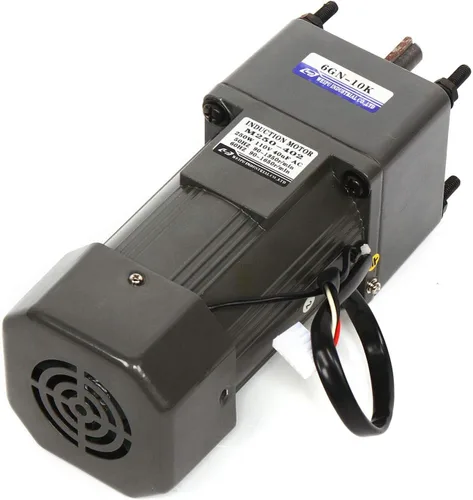 Miniatura 9 de Motor de engranaje de 110 V CA Motor reversible + controlador de velocidad variable Motor de velocidad ajustable monofásico 1:10, motor de reducción