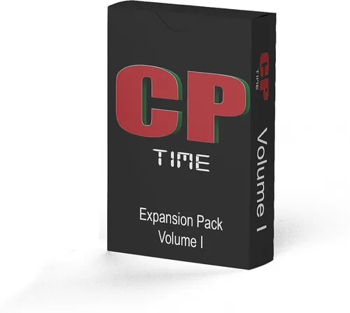 Juego CP TIME: Paquete de Expansión Vol 1 - Juego de Cartas para La Cultura. Estilo Trivia. Múltiples Categorías: Cultura Pop, Música, Conocimientos