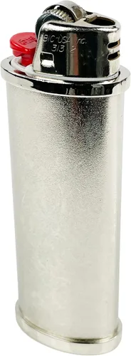 Miniatura 10 de DIYLuxury - Funda de metal para encendedor BIC Standard J6, EZ Reach Lighter, resistente, personalizable, reutilizable, funda individual