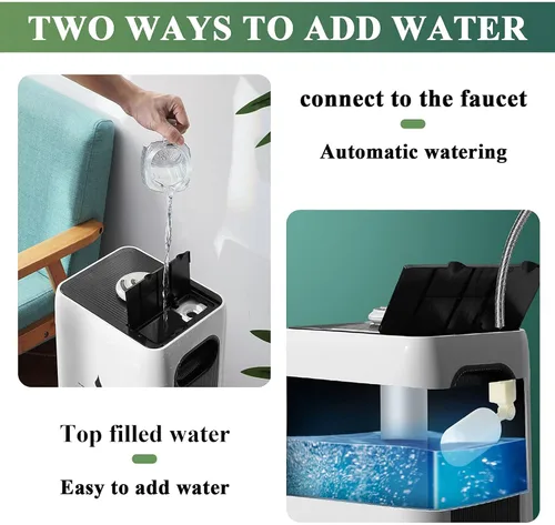 Miniatura 2 de Humidificadores comerciales industriales humidificador de toda la casa 2000sq.ft humidificador de habitación grande 60.9 fl oz/h 23.8L/6.2galones