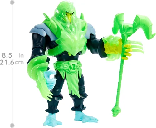 Miniatura 5 de Masters of the Universe and He-Man Deluxe Skeletor - Figura de acción grande con Power Attack Move y 4 accesorios inspirados en la serie animada