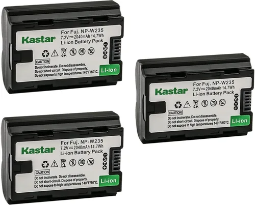 Miniatura 4 de Kastar Paquete de 1 batería de repuesto para Fujifilm NP-W235 NPW235 Batería recargable de iones de litio, cargador Fujifilm BC-W235 BCW235, cámara