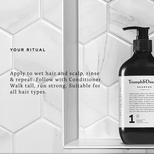Miniatura 5 de TRIUMPH & DISASTER Champú, limpieza profunda: calma e hidrata el cabello y el cuero cabelludo sensibles, secos y dañados con queratina