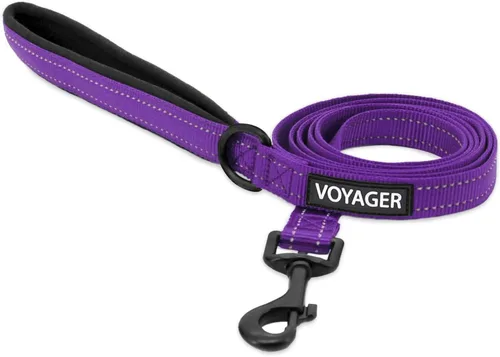 Miniatura 22 de Best Pet Supplies Correa reflectante Voyager para perros con mango de neopreno, para razas pequeñas, medianas y grandes, bonita y resistente