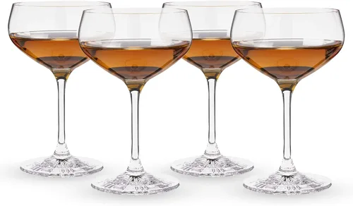 Spiegelau Perfect Coupette - Vasos de cóctel transparentes, cristalería elegante para regalos de boda, aniversario, inauguración de la casa, bar en