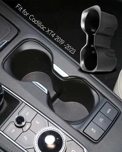 Miniatura 2 de Soporte para portavasos de automóvil apto para Cadillac XT4 2019 2020 2021 2022 2023, soporte de taza de consola central extraíble de elastómero
