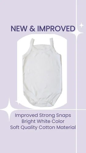 Miniatura 3 de Body tipo camisola de algodón súper suave para bebé, paquete de 4