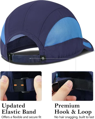 Miniatura 3 de GADIEMKENSD - Gorra de correr de secado rápido con enfriamiento y malla transpirable