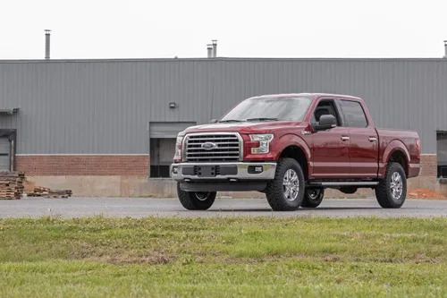 Miniatura 4 de Rough Country Puntales de Nivelación N3 Cargados para Ford F-150 4WD (2014-2025) Elevación de 2" - Puntal de Bobina Precargado, Instalación