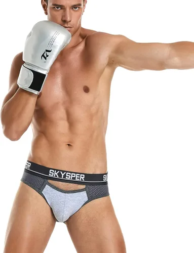 Miniatura 15 de SKYSPER Jock Strap Athletic Supporter para hombres Sexy Jockstrap Ropa interior masculina