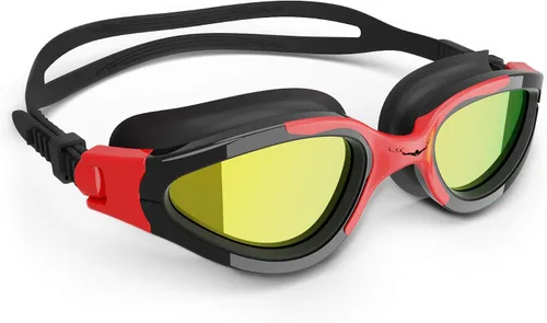Miniatura 9 de AqtivAqua Gafas de natación PDX de visión amplia para adultos, hombres y mujeres, antivaho sin fugas