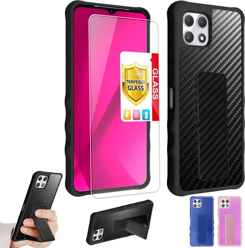 Miniatura 13 de Aroepurt Funda compatible con Gabb Phone 3 Pro Phone Case Stand Cover [Protección gruesa de silicona suave] [Cambio de forma multidireccional 3D]