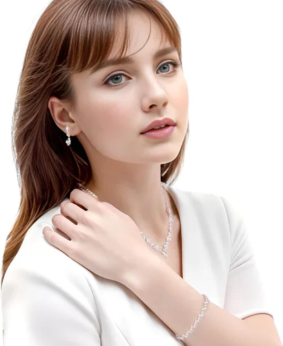 Miniatura 7 de Jmkcoz Women Jewelry Set Silver Necklace Earrings Bracelet Rhinestone Crystal Bridal Wedding Jewelry Sets for Brides Bridesmaid Wedding Party