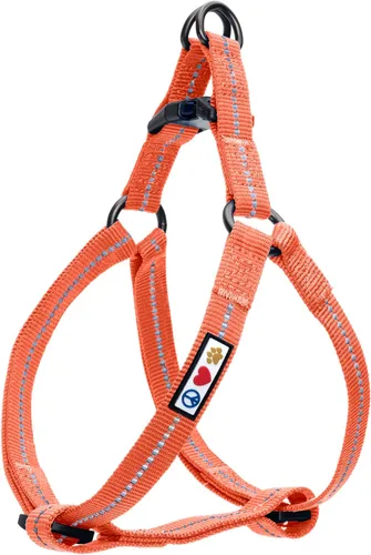 Miniatura 14 de Pawtitas Arnés Reflectante Step-in para Perro – Chaleco Ajustable Anti-Tirones para Cachorros a Perros Mayores, Seguro y Cómodo, L Negro
