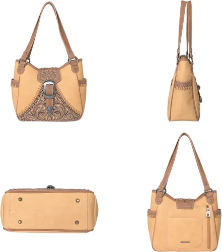 Miniatura 3 de Montana West Buckle Collection Western Handbags for Women Concealed Carry Purses with Wallet