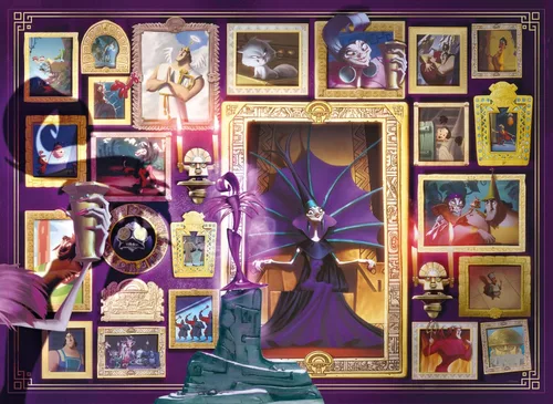 Disney Villainous: Yzma and Figurine - Rompecabezas de 1000 piezas para adultos, cada pieza es única, la tecnología Softclick significa que las