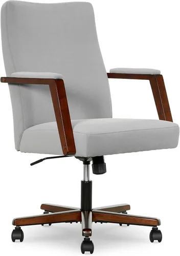 Miniatura 13 de Finch NEO ONE - Silla ejecutiva ergonómica giratoria de tela de terciopelo/madera, color negro (52304-BLK)