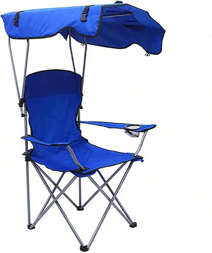 Miniatura 13 de Single Person Canopy Chair Outdoor Portable Foldable Oxford Fabric Beach Fishing Seat Camo 50 * 50 * 90/120CM