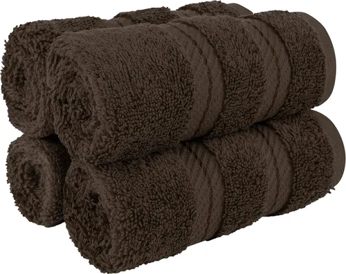 Miniatura 50 de American Soft Linen - Juego de 4 toallas, 100% de algodón turco, 27 x 54 pulgadas, tamaño extragrande, toallas para la ducha, color amarillo