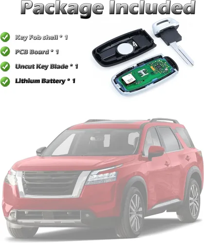 Miniatura 8 de Llavero inteligente para Nissan Rogue 2022-2025, Alliskeys Proximity Keyless Entry Control remoto de repuesto para Nissan Kicks Ariya Rogue