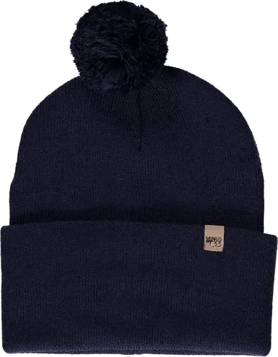 Miniatura 9 de Minus33 - Gorro de punto con pompón de peso medio, 100% lana merina, gorro de invierno