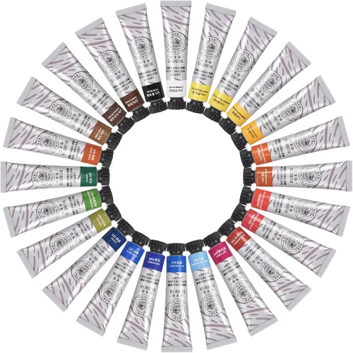 Miniatura 9 de Paul Rubens Set de Pintura de Acuarela 24 Colores Vibrantes 12ml / 0.4 Fl Oz Tubos, Tubos de Acuarela con Gran Valor, Pinturas de Acuarela