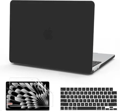 Miniatura 18 de B BELK Funda compatible con MacBook Air de 15 pulgadas 2026 2025 2024 2023 M5 M4 M3 M2 A3448 A3241 A3114 A2941 Pantalla de retina líquida, carcasa