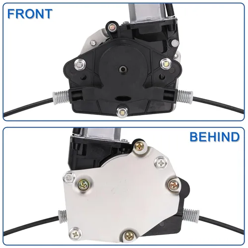 Miniatura 5 de Obaee 741-556 Conjunto de motor y regulador de elevalunas eléctrico delantero izquierdo del lado del conductor compatible con Jeep Grand Cherokee WJ
