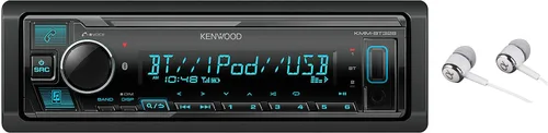 Kenwood Bluetooth USB MP3 WMA AM/FM Reproductor de medios digitales con conexión dual para teléfonos Pandora, receptor estéreo para
