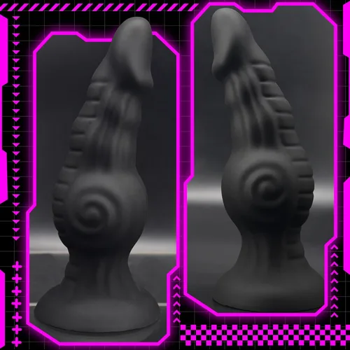 Miniatura 6 de MEBAULT Consolador realista de 9.05 pulgadas, consolador de punto G negro, silicona líquida, pene falso texturizado con fuerte ventosa, nudo grande