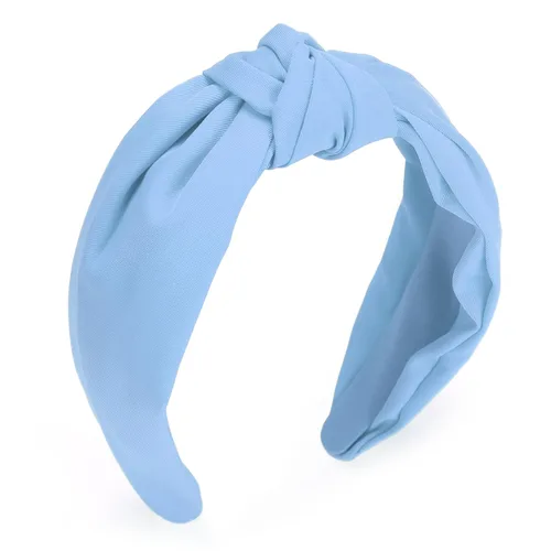 Miniatura 15 de Etercycle Diadema para mujeres, diadema ancha anudada, banda elástica para el cabello de yoga, accesorios de moda para el cabello para mujeres