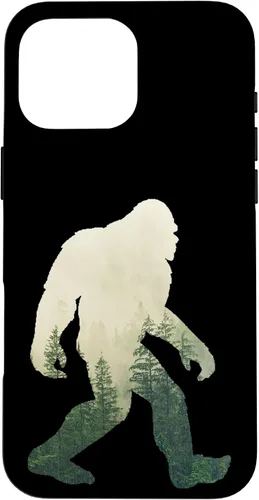 Miniatura 19 de iPhone 12 Pro Max Bigfoot figura Sasquatch Yeti Nature doble caso de exposición