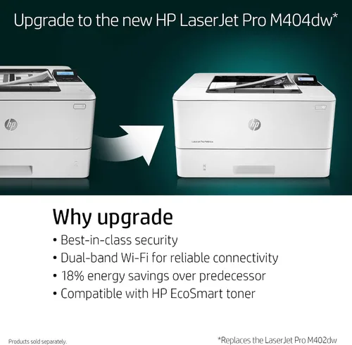 Miniatura 2 de HP LaserJet Pro M402dw Impresora láser inalámbrica con impresión de doble cara, lista para reabastecimiento de Amazon Dash (C5F95A)