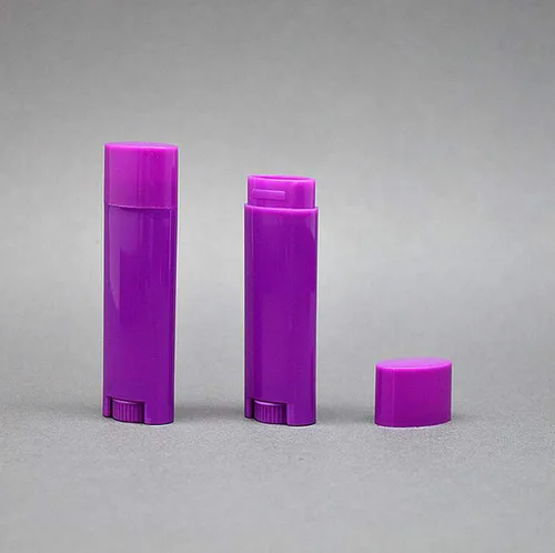 Miniatura 2 de FZBNSRKO 25 unidades de 0.2 fl oz de desodorante ovalado vacíos tubos de bálsamo labial, contenedores recargables para lápiz labial, lápiz labial