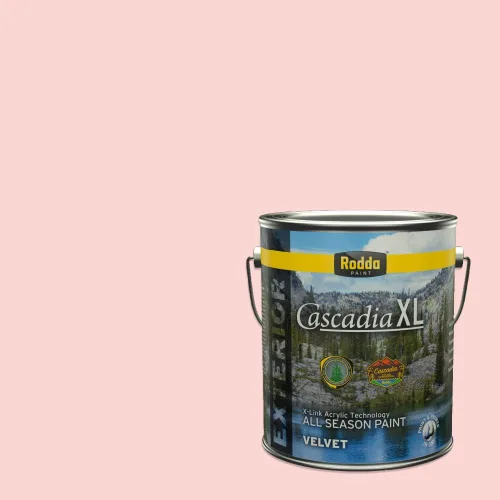 Miniatura 128 de Rodda Paint CASCADIA XL - Pintura e imprimación satinada para exteriores en uno, cuarto de galón, blanco abstracto