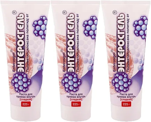 Set de 3 Gel de unión de toxinas dulces para limpiar el intestino 225G Pack de 3