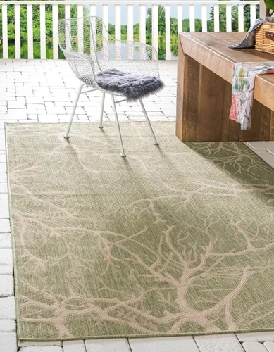 Miniatura 7 de Unique Loom - Alfombra de centro Gris claro/ gris