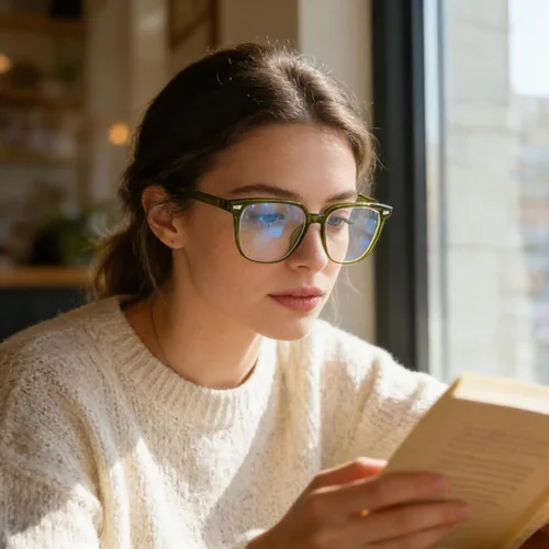 Miniatura 2 de Dollger Lentes de luz azul para mujer, lentes de bloqueo de luz azul retro para computadora, marco de lentes para hombre tortuga