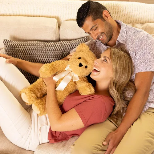 Miniatura 11 de Oso de Peluche de Vermont de 20 Pulgadas - Oso de Peluche Marrón Suave - Coleccionable Oso de Peluche Esponjoso y Abrazable para Niños y Adultos