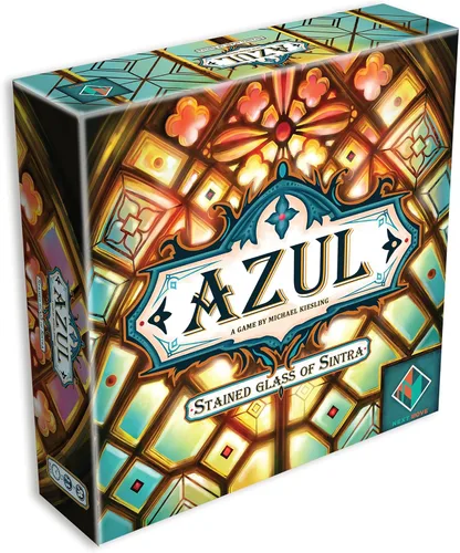Asmodee Azul Stained Glass of Sintra - Juego de mesa EXPANSIÓN – Crea paneles de ventana coloridos, juego de estrategia de colocación de fichas para