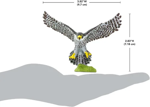 Miniatura 3 de Safari Ltd. Figura de halcón peregrino, figura detallada de plástico de 3.75 pulgadas, divertido juguete educativo para niños, niñas y niños a