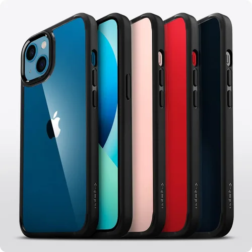 Miniatura 8 de Spigen Funda para iPhone 13 Mini, ultra híbrida, sin anillo magnético, antiamarilleo, negro mate