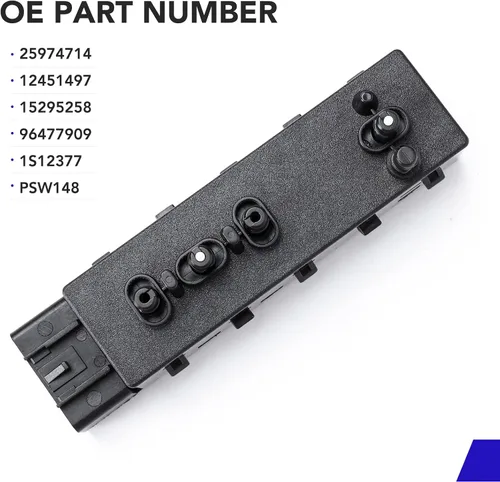 Miniatura 3 de 25974714 Interruptor de asiento eléctrico para el lado del conductor Compatible con Chevy Malibu Camaro Equinox Malibu GMC Acadia Terrain Buick