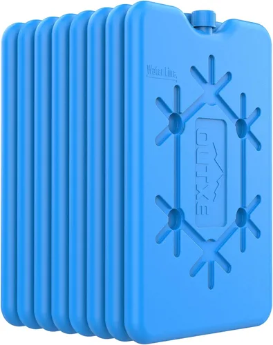 Miniatura 8 de OUTXE Paquetes de hielo para fiambrera - Paquetes de congelador ultradelgados reutilizables - Paquetes de enfriamiento duraderos