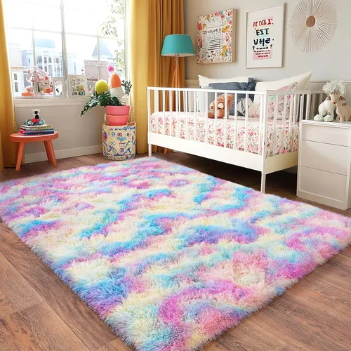 Miniatura 66 de Alfombras de Pasillo para Dormitorio 2x6 pies Alfombras de Pasillo para Pasillos Antideslizantes Suaves de Pelo Largo Alfombra de Cabecera, Alfombra