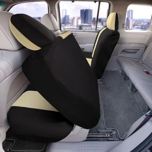 Miniatura 22 de FH Group Tres filas de 7 plazas, fundas de asiento de automóviles modernistas de alta calidad que se adaptan a la mayoría de automóviles, camiones